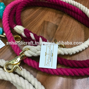 OMBRE ROPE DOG <b>LEASH</b> HANDMADE COTTON ROPE DOG <b>LEASH</b> - Product Image 1
