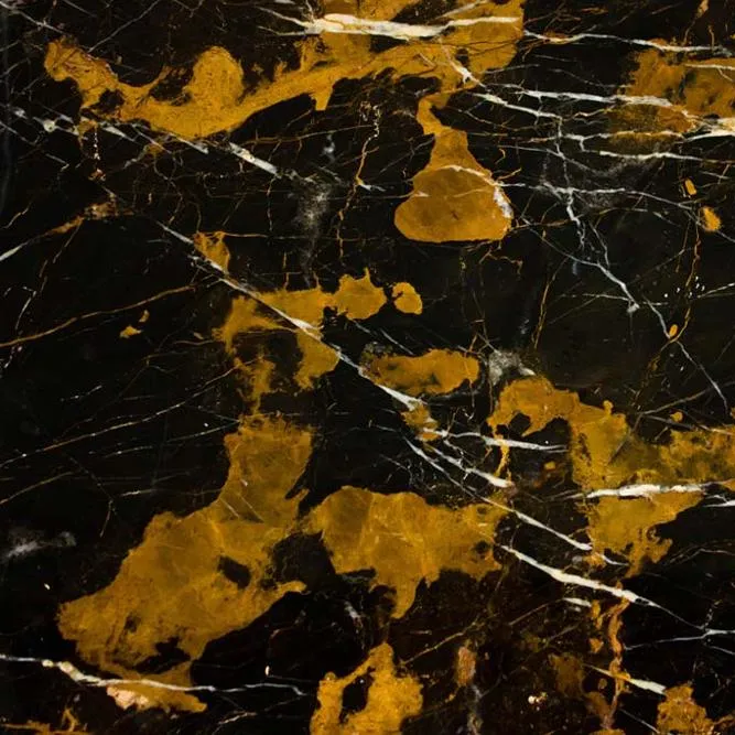 الرخام الأسود والذهبي ، اثنين من لون مايكل أنجلو رخام أرضيات الجرانيت الكسوة مكافحة قمم الخارجي الداخلية طاولات كتلة