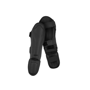 REEDOT SPORTS MMA Protège-tibias rembourrés en tissu élastique et cou-de-pied (paire) Meister Compact 0.5 livres Polyuréthane (PU) Toutes les tailles RDS - Product Image 2