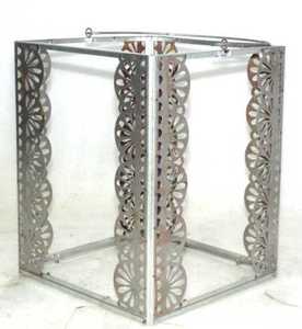 Classic Home <b>Christmas</b> <b>Decoration</b> Out <b>Door</b> New Design Filigree Candle Lantern with Glass - Product Image 3