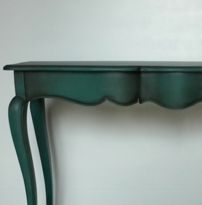 Table console en bois, couleur jaune antique - Product Image 4