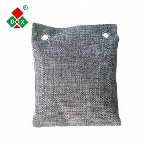 Machine made moso bamboo charcoal air purifying bag for car 100g