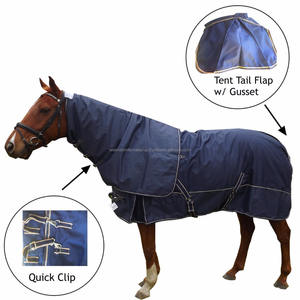 Shemax 2023 Équitation Équestre Haute Qualité Top Vente Personnalisé 1200 Denier Heavy Navy 300Gsm Polyfilled Tapis D'hiver - Product Image 1
