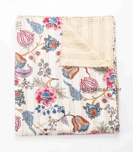 Colcha Kantha de algodón suave, elegante, para el hogar y el hotel - Product Image 3