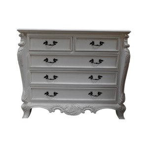 Meubles français peints - Commode à tiroirs de style provincial antique, fabricant de meubles indonésien par Dwira Jepara Furniture. - Product Image 1