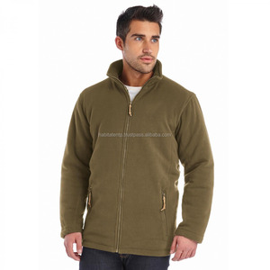 ผู้ชายขนแกะแจ็คเก็ตโรงงานมืออาชีพที่มีคุณภาพสูงที่กำหนดเองผู้ชายขนแกะขั้วโลกแจ็คเก็ต - Product Image 1