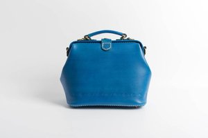 Bolso de Mano de Cuero Vacuno Hecho a Mano para Mujer, Bolso de Hombro/Mano, Tamaño Grande, Patrón de Piedra de Cuero Markhor, Varios Colores, TLL-0118 - Product Image 2