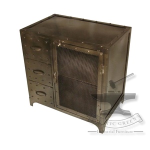 Petite armoire de rangement en fer minimaliste industriel pour meubles de maison salon hôpital hôtel école appartement bureau à domicile - Product Image 6