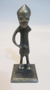 Statue scandinave en laiton pour la décoration de petite taille - Product Image 3