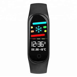 M3S Pulsera inteligente Pantalla a color IP67 Fitness Tracker presión arterial Monitor de ritmo cardíaco Banda inteligente - Product Image 1