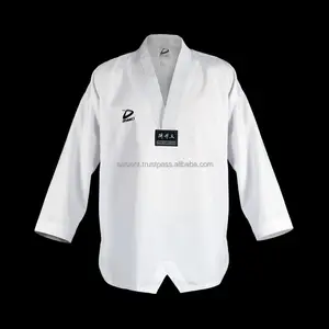 Tae Kwon Do Vestito Di Marca Taekwondo Dobok Adulto GI In Tessuto Diamante Genuino Maestro Taekwondo Uniforme Offerte Speciali