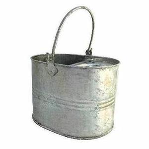 METAL <b>MOP</b> <b>BUCKET</b> VINTAGE <b>MOP</b> <b>BUCKET</b> GALVANIZED <b>MOP</b> <b>BUCKET</b> - Product Image 3