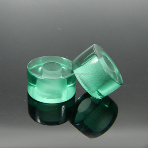 ลูกปัดเพชรสังเคราะห์สีเขียวไฮโดรไทเกอร์14x8x5มม. ลูกปัดยางเรียบสีดำพลอยเม็ดใหญ่สร้อยข้อมือ Jewelry-IG0189 - Product Image 1