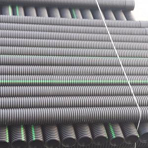 ท่อลูกฟูกผนังคู่ HDPE สําหรับอุตสาหกรรมก่อสร้างใหม่ - Product Image 1