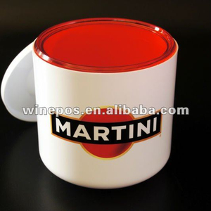 Tapa Minimalista para Cubitera de Metal Negro, Accesorio de Bar Reutilizable - Product Image 4