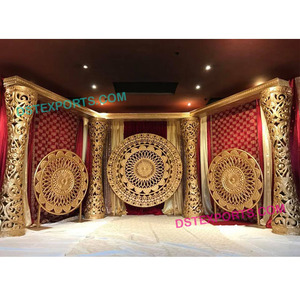 หรูหราDelizioเสาเวทีจัดงานแต่งงานที่มีสไตล์Delizioเวทีตกแต่งงานแต่งงานออกแบบใหม่เวทีเส้นใย - Product Image 1