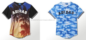 Maillot de baseball personnalisé bon marché de haute qualité/uniforme de baseball extérieur pour hommes maillot de baseball hip hop à manches courtes - Product Image 3