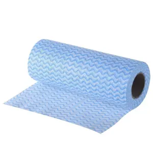 Hot Selling Disposable Microfiber cleaning cloth Multipurpose washable kitchen towel roll