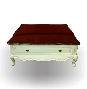 Mueble francés mesa de centro, mueble de caoba, mesa de centro francesa Indonesia