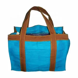 महिलाओं का बीच बैग स्टाइलिश विशेष रंग वेब हैंडल पर्यावरण-अनुकूल पुन: प्रयोज्य जूको शॉपिंग बैग में उपलब्ध है
