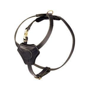 Arnés de cuero negro grande para perros, juguetes sostenibles para gatos con función de cuerda - Product Image 3