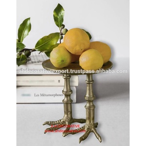 Petit oiseau pieds fleur et fruits bol de service design élégant maison cuisine Table décorative à la main fruits et fleurs bol - Product Image 1