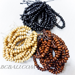 สร้อยข้อมือลูกปัดไม้หลากสี200ชิ้นจัดส่งฟรี - Product Image 5