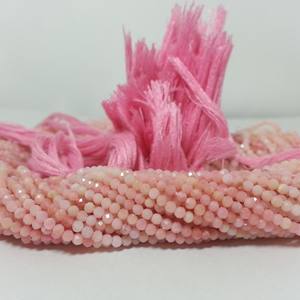Cuentas de piedras preciosas redondas facetadas de ópalo Rosa natural de 2mm, hebra al mejor precio de fábrica al por mayor, tienda en línea ahora del proveedor Alibaba - Product Image 1