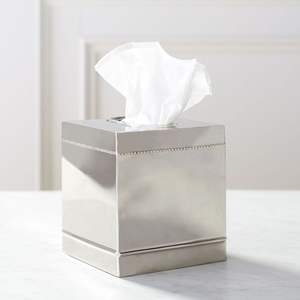 Couvercle de boîte à mouchoirs carré en métal, nouveau Design décoratif - Product Image 2