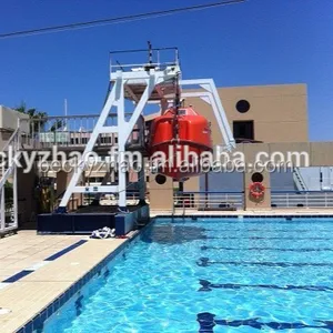 training purpose lifeboat and davit