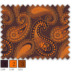 Tissu <span class=keywords><strong>de</strong></span> cravate en jacquard imprimé indien en gros <span class=keywords><strong>de</strong></span> Chine, imitation <span class=keywords><strong>soie</strong></span>, tissu <span class=keywords><strong>de</strong></span> cravate pour hommes - Product Image 3
