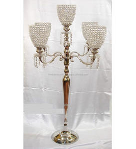 เชิงเทียนโลหะประดับงานแต่งงานทำจากทองเหลืองทำด้วยมือสีเงินเชิงเทียนสำหรับตกแต่งบ้านสำหรับคริสต์มาส - Product Image 6