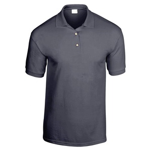 Venta al por mayor 100% algodón hombres básicos para Polos antiarrugas comprimido de talla grande ecológico logotipo bordado Jersey Fabr - Product Image 3