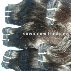 100% cuticules alignées cheveux crus indiens tissage Grade 12a Extensions de cheveux raides en soie vierge. Extension de cheveux Remy sans perte - Product Image 2