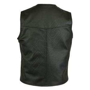 มาใหม่ 100% คุณภาพสูงผู้ชายหนัง Vest การออกแบบล่าสุดจักรยานหนัง Vest สําหรับชายผู้ชายมอเตอร์ไซด์หนัง Vest Body - Product Image 2
