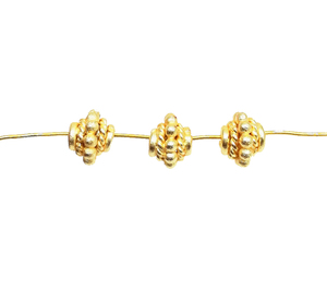 Perles fantaisie plaquées or, 8mm, accessoires pour recherche de bijoux - Product Image 2