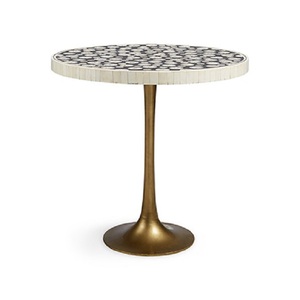 Muebles de mesa de café con incrustaciones de hueso de estilo moderno para decoración de restaurante - Product Image 3