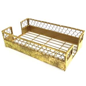 Porte-serviettes en papier pour restaurant, nouveau Design, vente en gros, porte-serviettes en métal, laiton, maille de table, porte-papier - Product Image 1