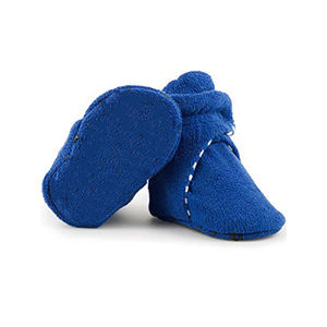100% coton biologique bébé chaussettes polaire à l'intérieur à l'extérieur antidérapant fond souple enfant en bas âge nouveau-né chaussure à lacets bébé chaussons - Product Image 1