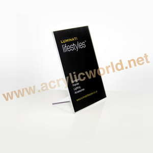Soporte acrílico para tarjeta de menú, soporte para señal de menú, tienda de acrílico - Product Image 1