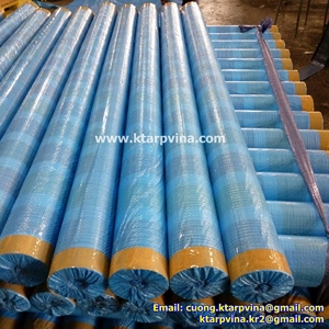 Export Quality Industrial Grade PE Tarpaulin Stripe Pattern Waterproof Cutting for Outdoor Use Customized Sizes Thickness - Product Image 5