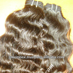 Qualité supérieure d'extension de cheveux humains bouclés naturels de qualité 12A. Tissage de cheveux bruts indiens à cuticules alignées d'Inde - Product Image 2