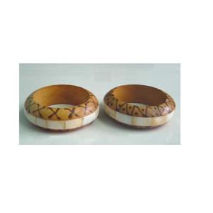 กำไลข้อมือไม้ประดับมุกและเพชรสำหรับผู้หญิง สไตล์ชาติพันธุ์ ศาสนา  เครื่องประดับแฟชั่นสำหรับสาวๆ - Product Image 2