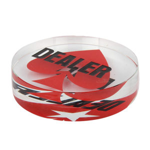 Bouton professionnel de poker en acrylique, personnalisé, de haute qualité, Texas Poker - Product Image 2