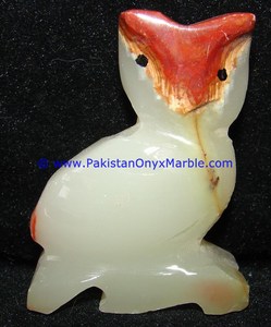 Estatua de búho de ónix tallado a precio de fábrica NATURAL de Pakistán - Product Image 4