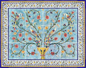 Tranh Tường Treo Trang Trí Nhà Thiết Kế Gạch Hình Ảnh Nghệ Thuật Khảm Đá Cẩm Thạch - Product Image 5