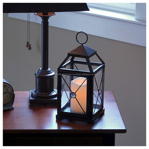 Top Selling European Style Brown <b>Candle</b> <b>Lantern</b> High Quality Metal for Home and Wedding Christmas Decoration - Product Image 3