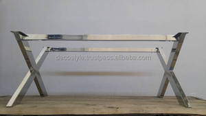 Meubles de salon de table basse ronde en bois avec base en métal pour un usage domestique - Product Image 6