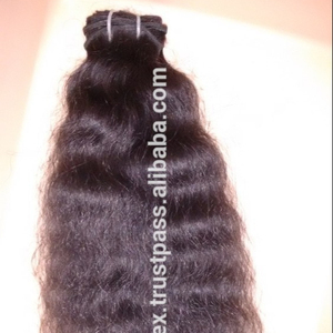 Venta caliente Remy indio virgen cabello humano de la India 100% extensiones de cabello virgen extensión de cabello humano - Product Image 1