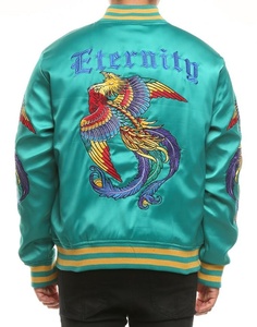 Chaqueta de satén personalizada de alta calidad, venta al por mayor, con diseños personalizados - Product Image 2